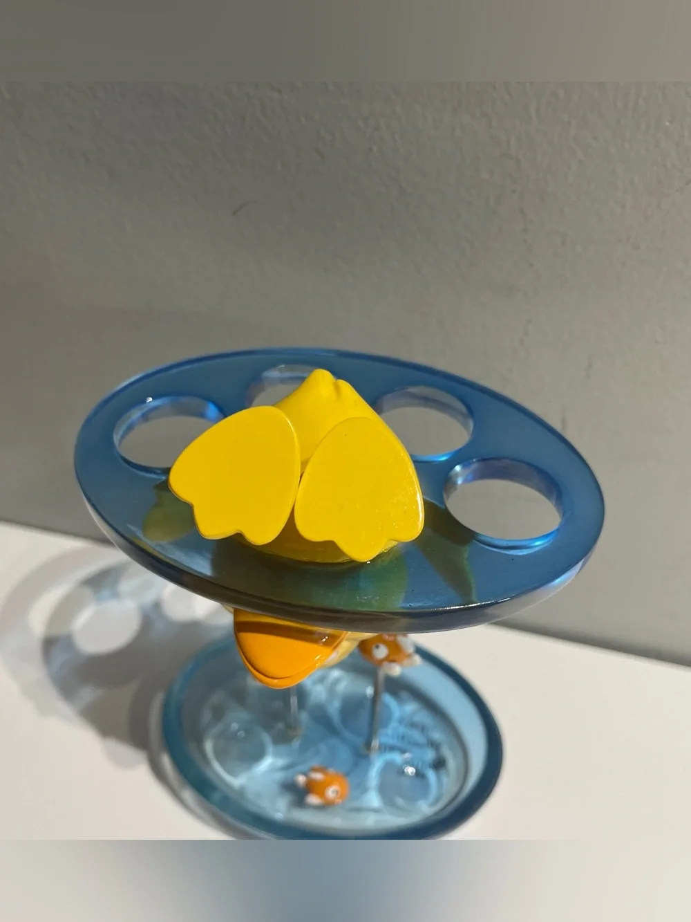 Ducky with fishes Clear Toothbrush Holder Vintage Circo brand Target Retired